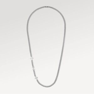 Louis Vuitton Monogram Row Chain Necklace